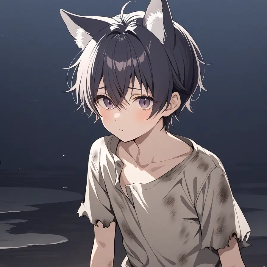mii1016의 捨てられた子どもの狼獣人