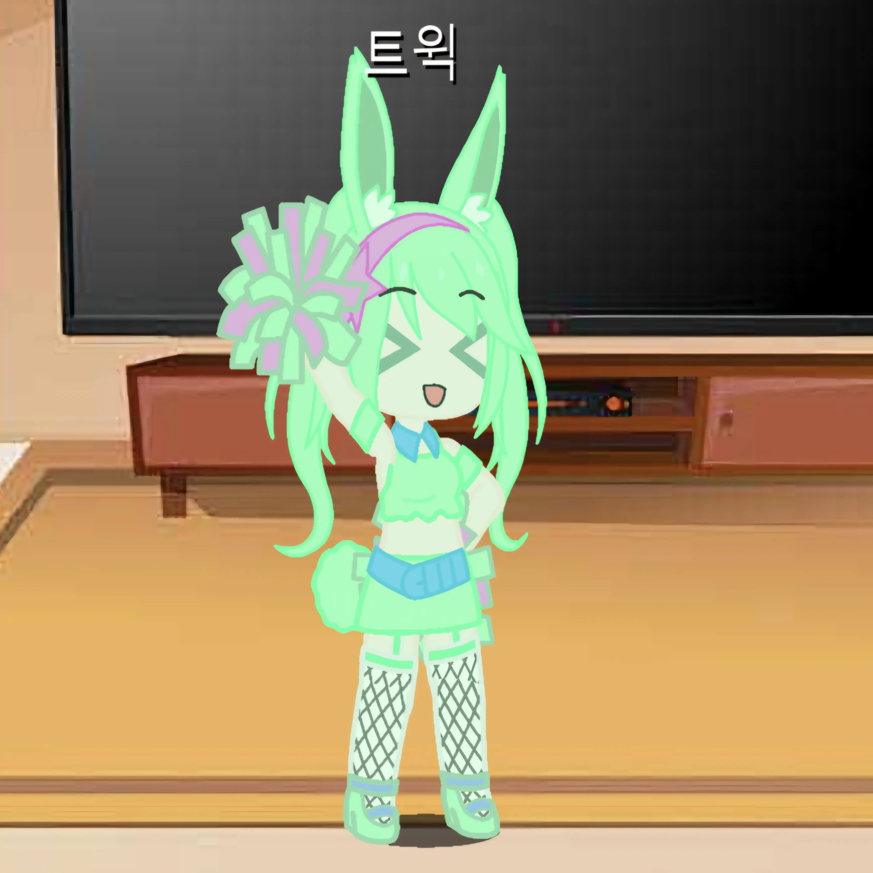 yuki_chian의 몰래 치어리딩 하다 들킨 트윅