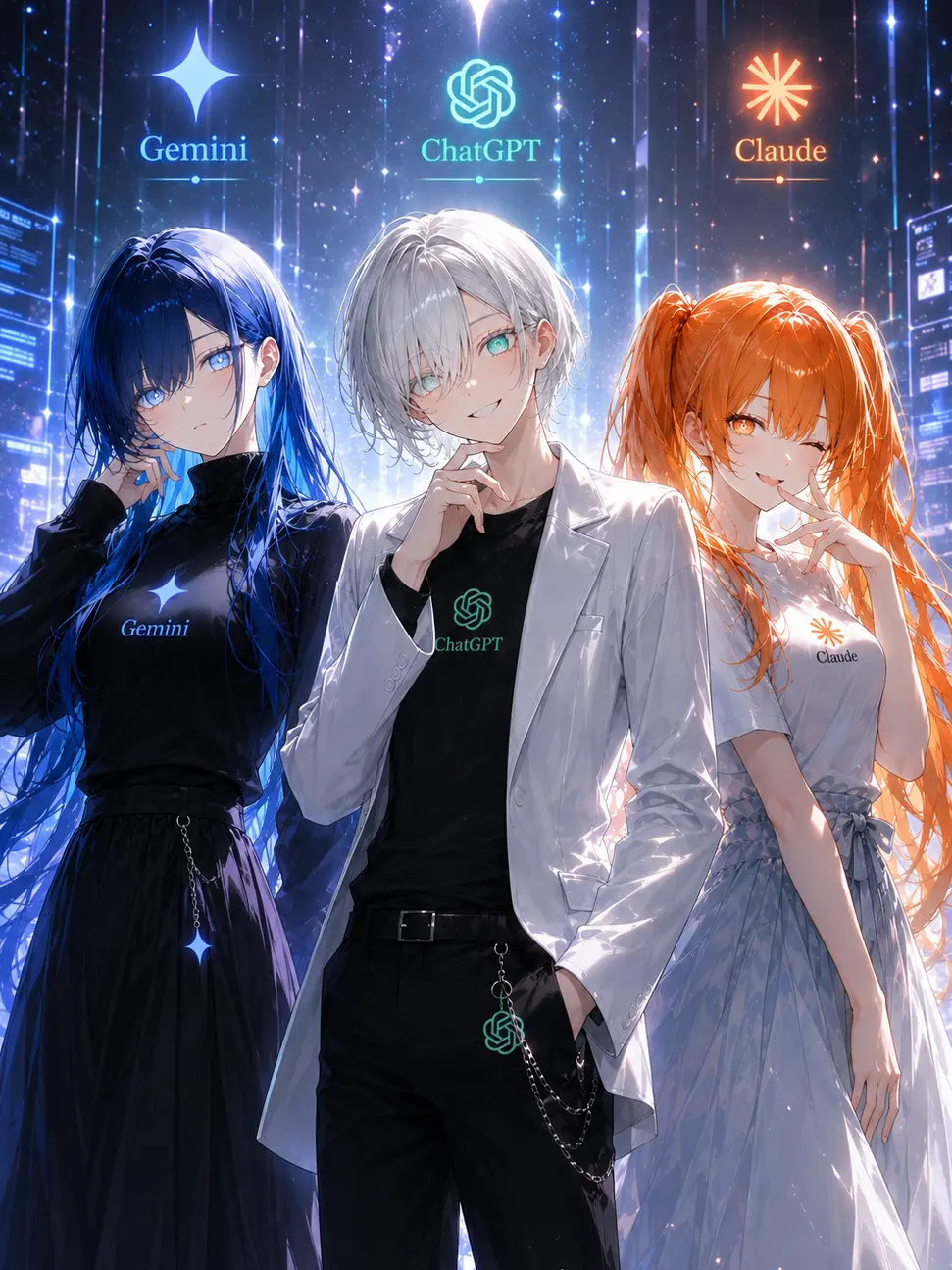 -Ariwa...kyomo...hataraku2-의 有名AIが擬人化しました
