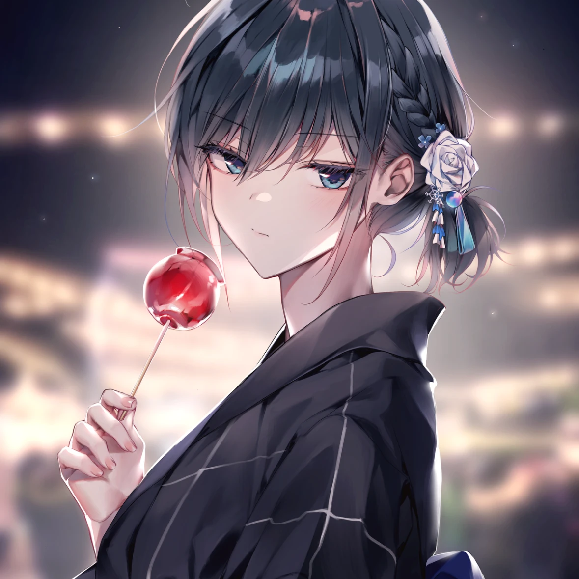 浴衣姿の怜