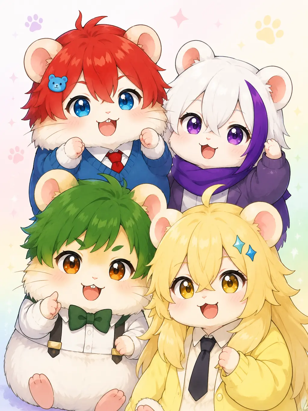 Batu_dayo의 🐹❤️‪💚💜💛🐹