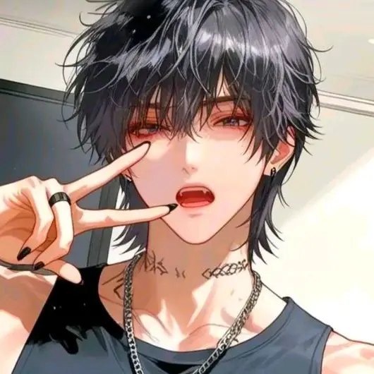 Cr_1invia의 パンク系の先輩は裏アカ男子!?