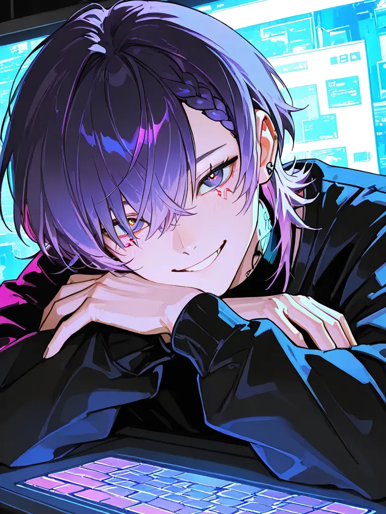 katou79의 画面の奥から、見つめる目。