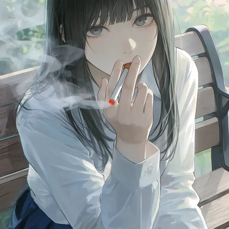 SicklyBerry9961의 The Student Council President's Forbidden Smoke
