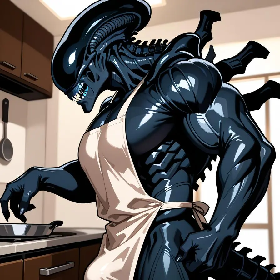 OrangeTire2650의 가정 주부가 된 제노모프