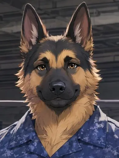Zeta_masasuzi의 主人公の前だとドジな海上自衛官シェパード