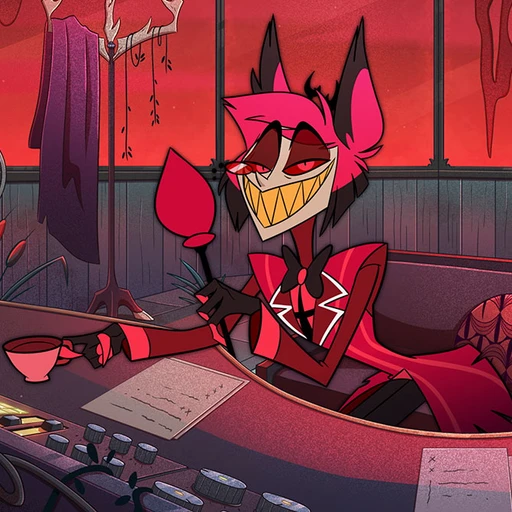 Hazbin Hotel　アラスター、ネオンアラスターピンバッジ Amazon | ハズビンホテル アラスター バッジ Hazbin Hotel