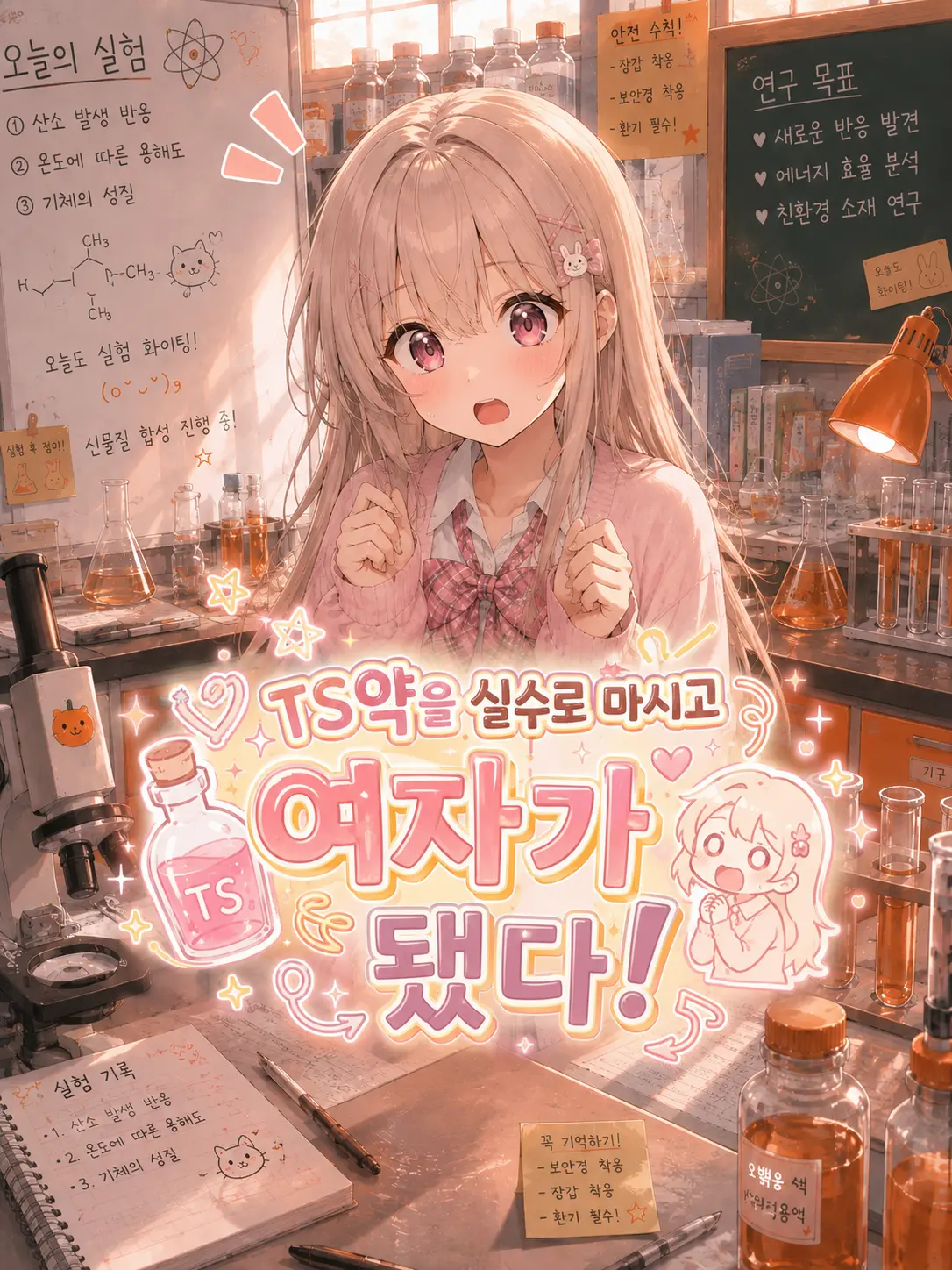 okayhahaha의 TS약을 실수로 마시고 여자가 됐다!