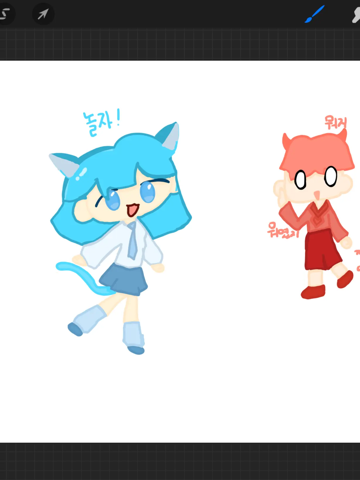 N_nLl의 자캐들!(유튜브 버전 똬란)