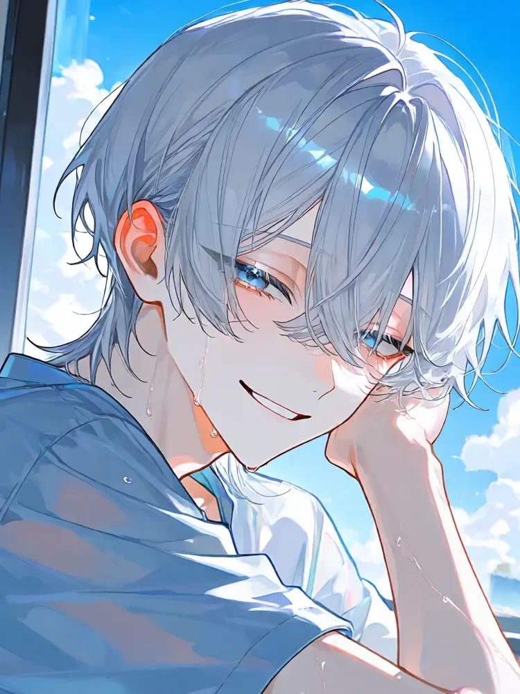 GreasySuit8593의 ポカリの擬人化男の子♡
