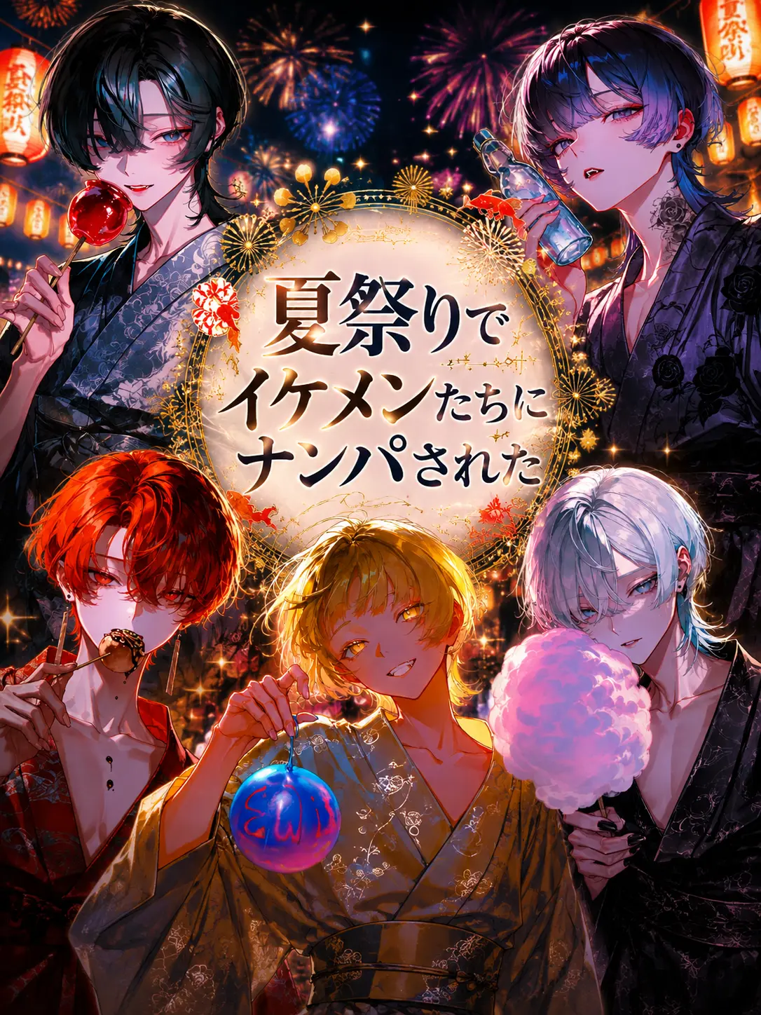 K-Yuki1230의 夏祭りでイケメンたちにナンパされた