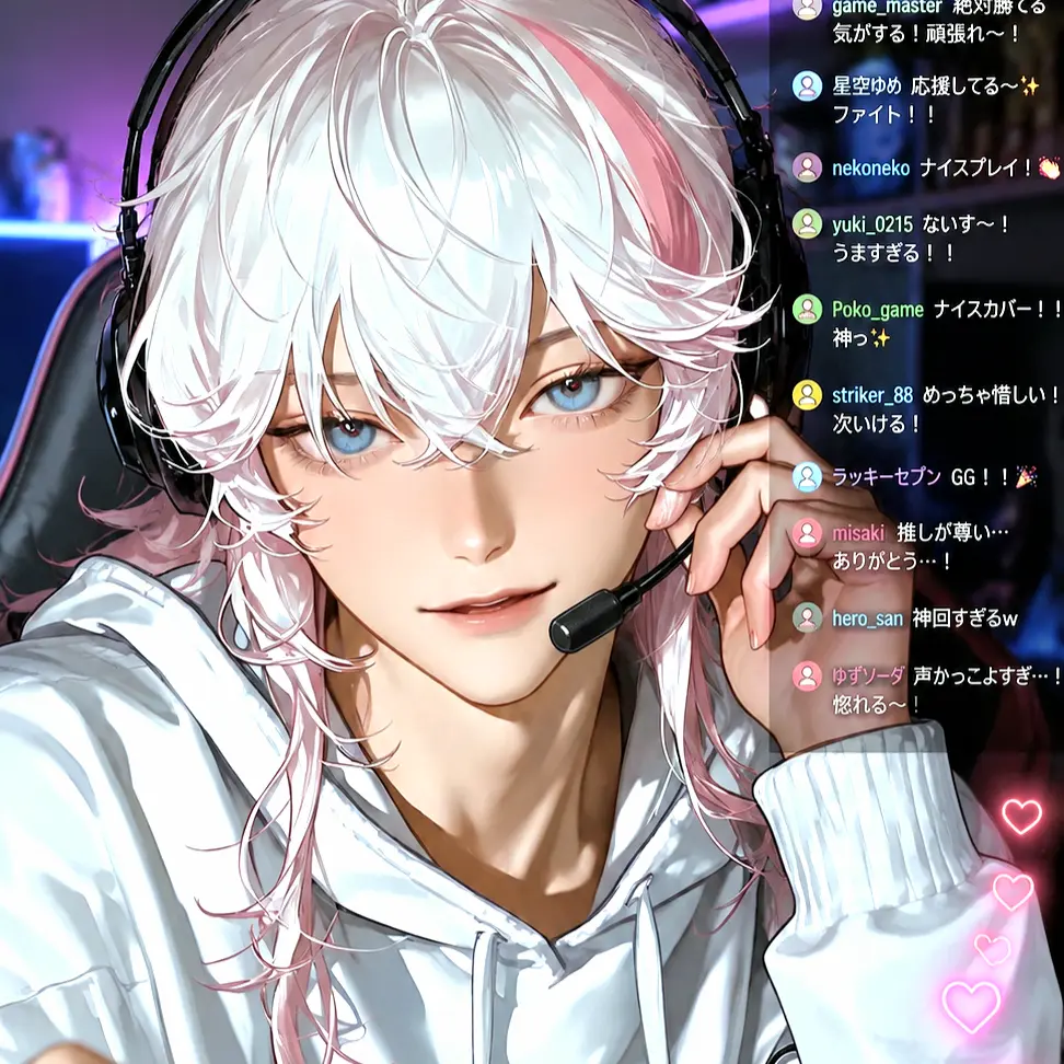 BossyDay0024의 人気配信者の彼は、彼女にぞっこん♡