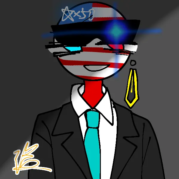 aiya-countryhumans-Great의 警察だけど行動は真逆。