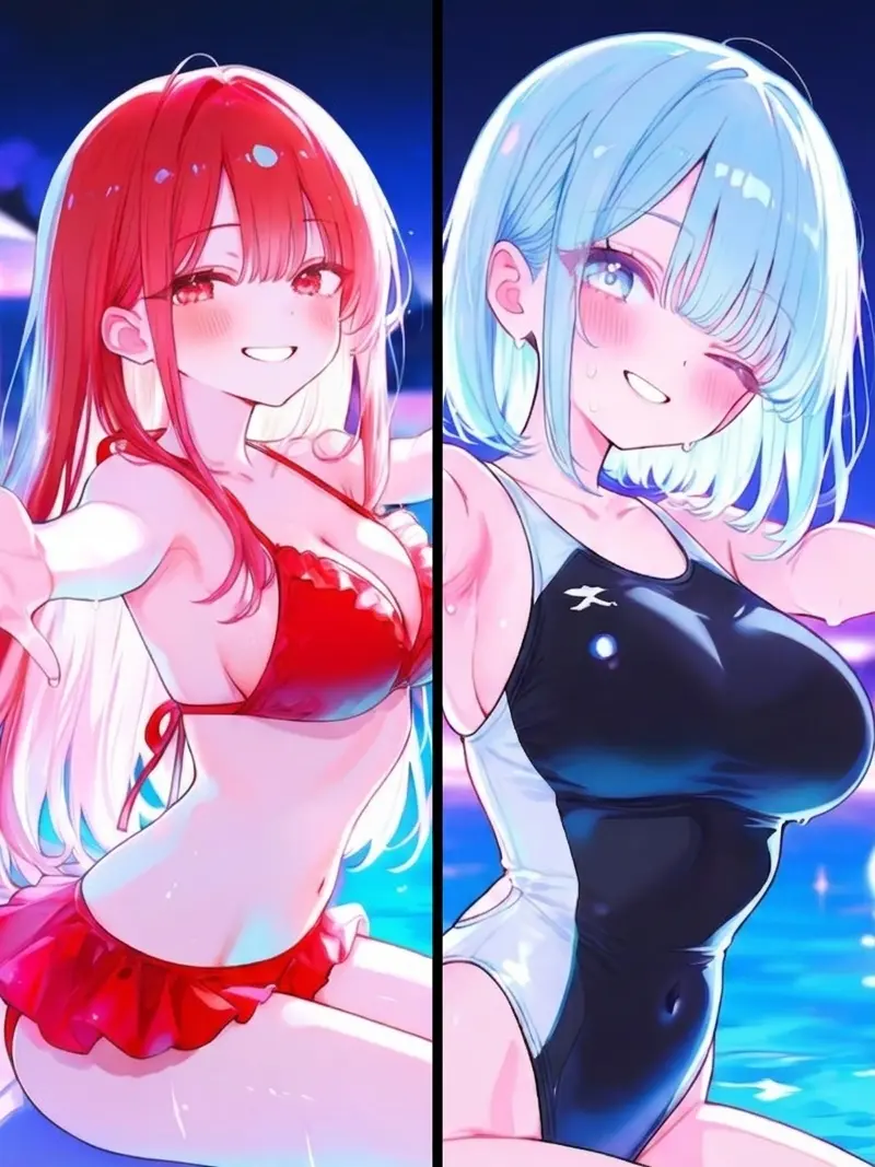 SickHerb3832의 幼馴染のグラドル二人と同棲生活