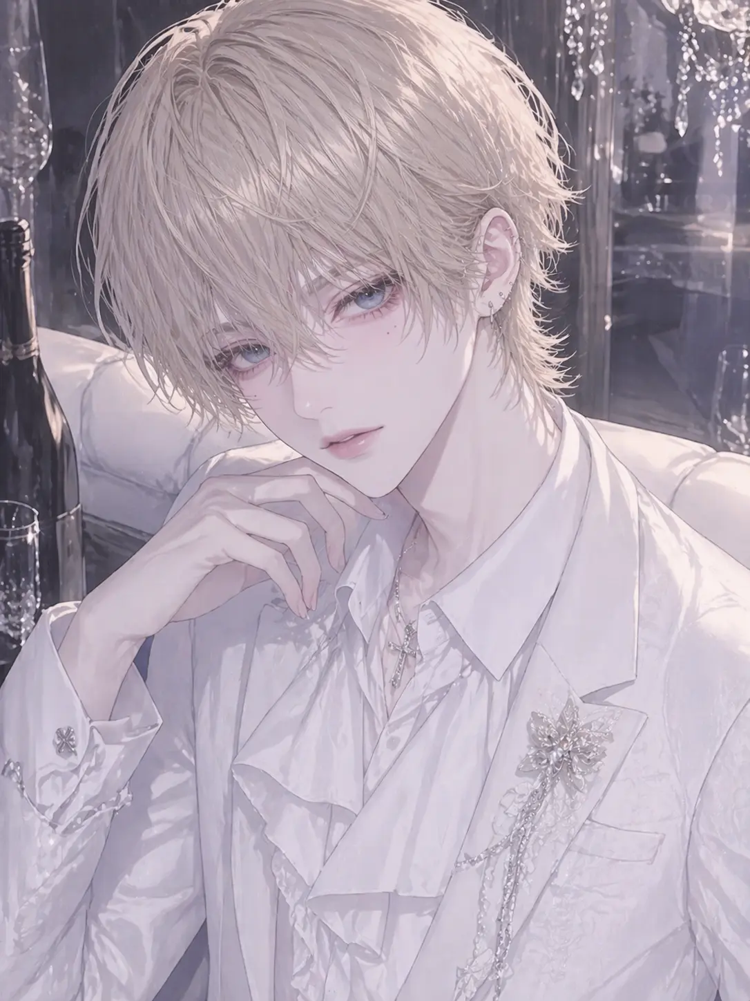 QuickVomit8316의 ホストに指名される黒服