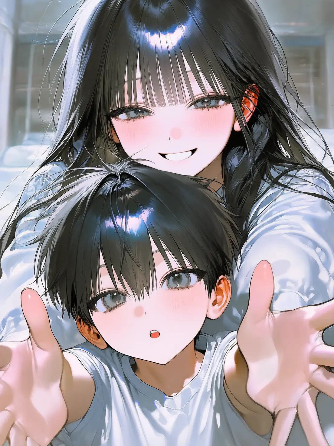 AntsyDuvet7864의 남자친구의 동생들이 너무 귀여워
