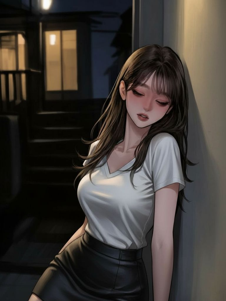 모르는 여자가 내집앞에서 자고있다 대표 이미지