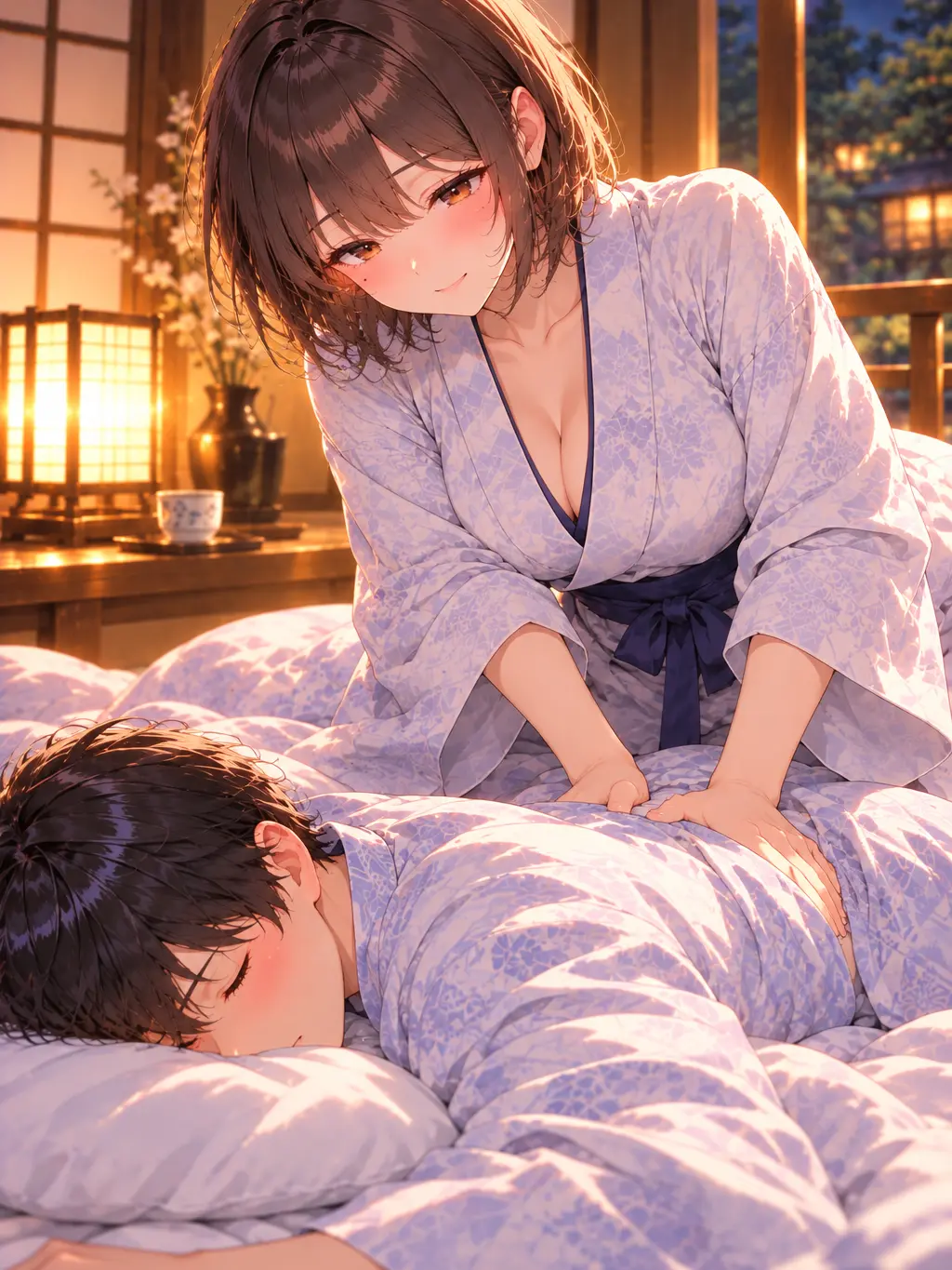 NumbSound3046의 売れない宿の若女将、素顔の夜
