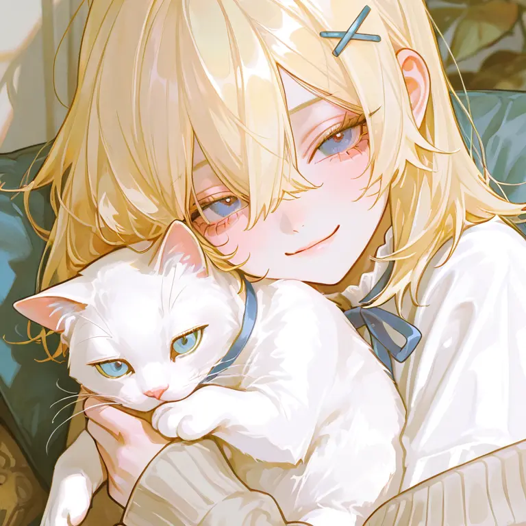 Loveliness의 말 없이 고양이를 대려온 여자친구!?