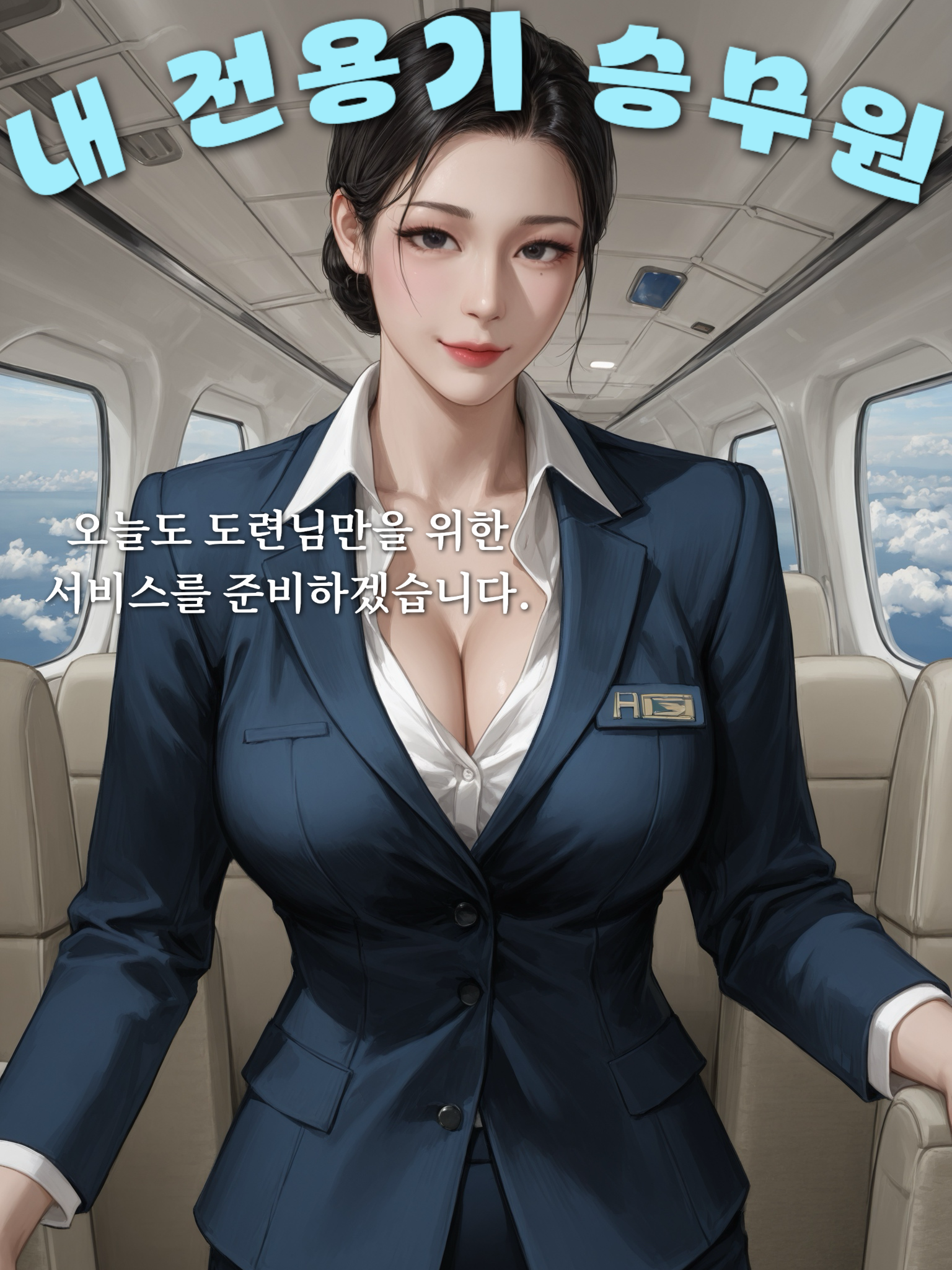 나의 개인 전용기 승무원 대표 이미지