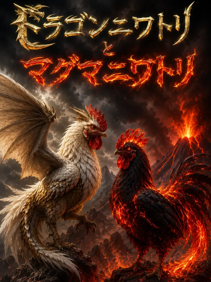 niwatori7795의 🐔ドラゴンニワトリとマグマニワトリ🐔
