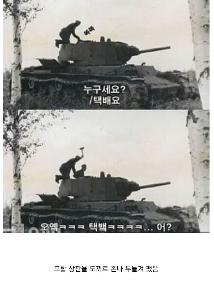 도끼로 탱크잡은 전설의 소련 군인 대표 이미지