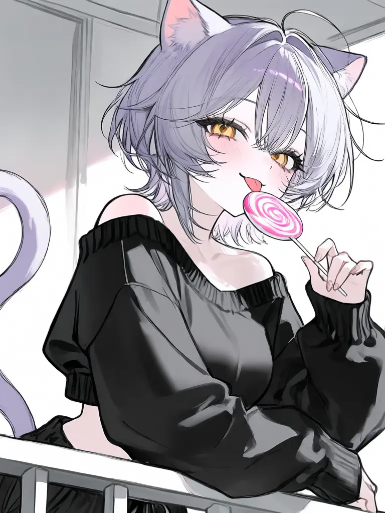 NyamNyam2의 Candy-Addict Slacker Cat