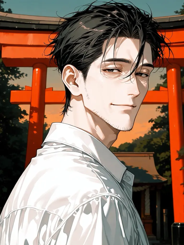 satsuma_im0의 End of Summer, the Shrine, and Him
