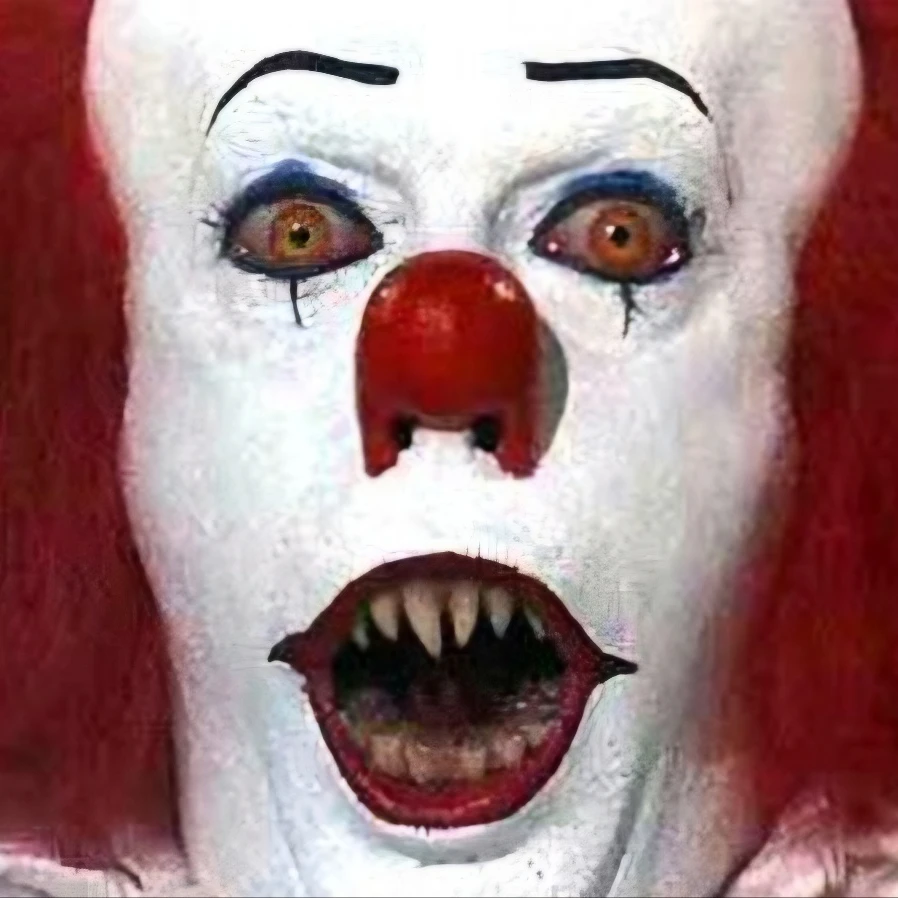 🤡놀라서 자빠진 삐에로☠️
