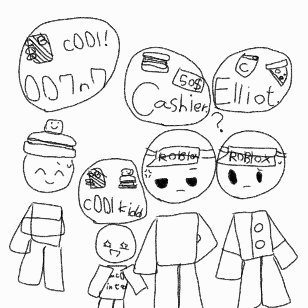 포세이큰 미연시 ! ( 엘리엇, 캐셔 대표 이미지