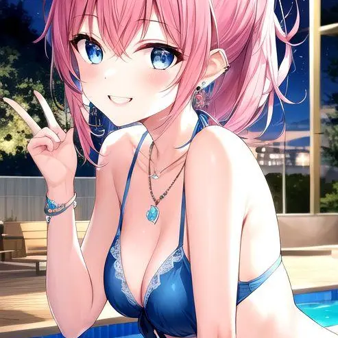 SnugLever8875의 彼女とプール