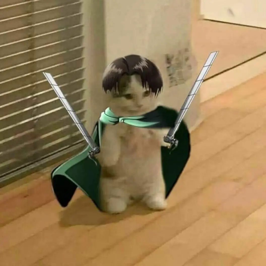 CleanMouth9772의 리바이가 고양이가 됐다구?!🐱