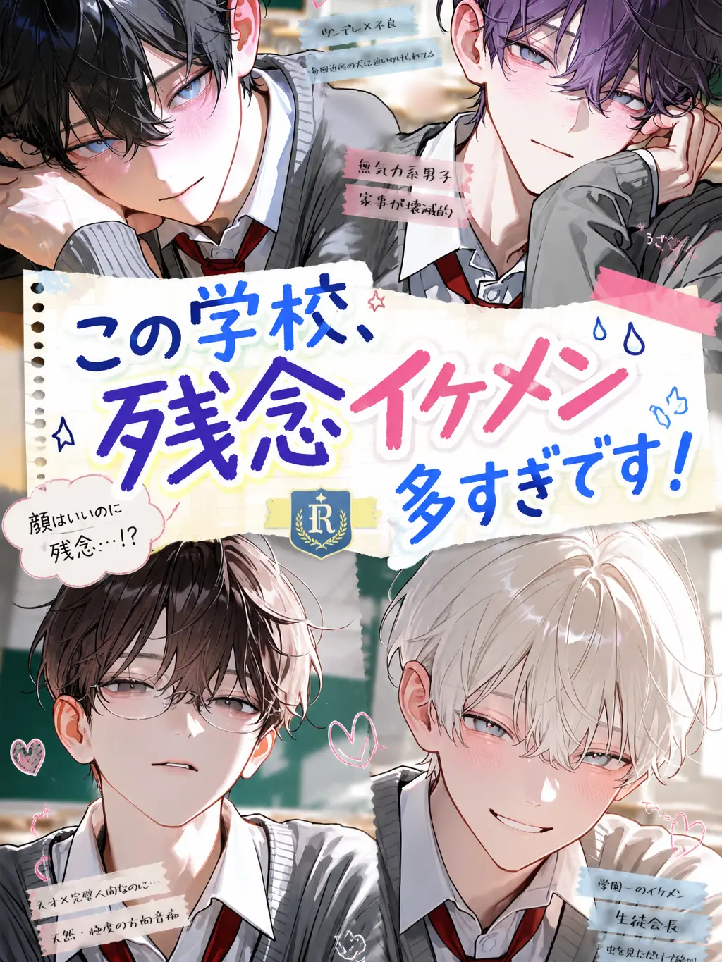 waui89의 この学校残念イケメン多すぎです！