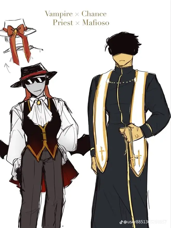 SassyTosa7898의 더블페도라 AU