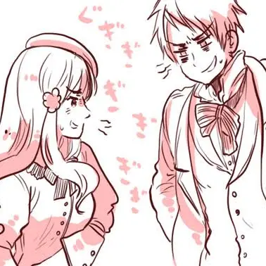 SlimBrug1017의 ギルベルトと姐さんに取り合いされたい