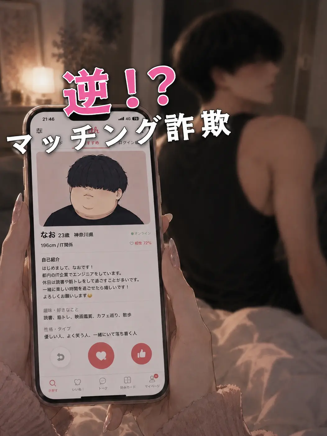 Pinooo의 逆！？マッチング詐欺