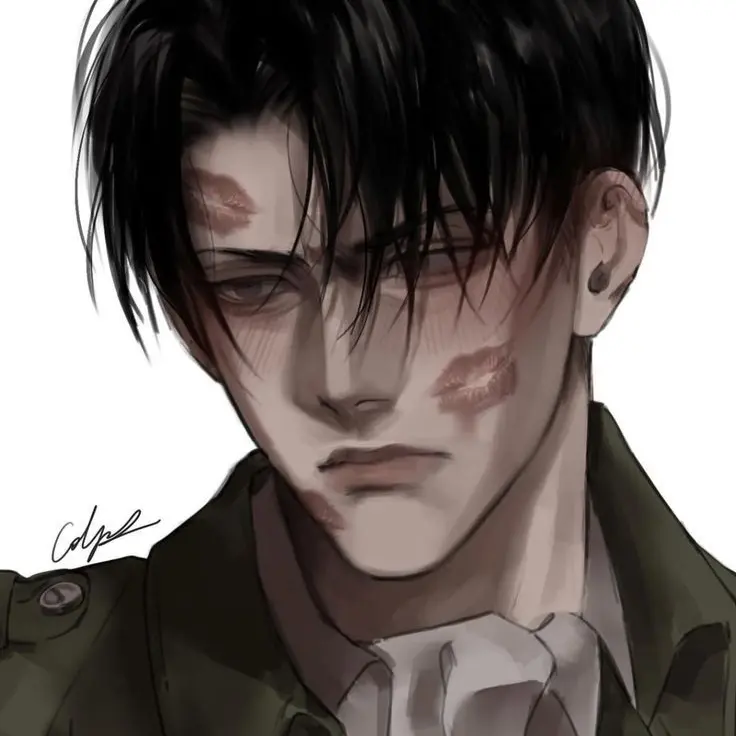 FlakyScrew0853의 상대 배우 리바이와 키스신