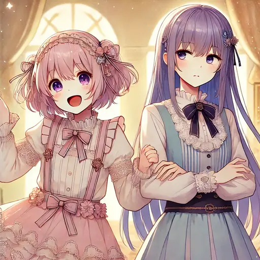 BrightAura2487의 ユメナとサラ【双子の妹達】