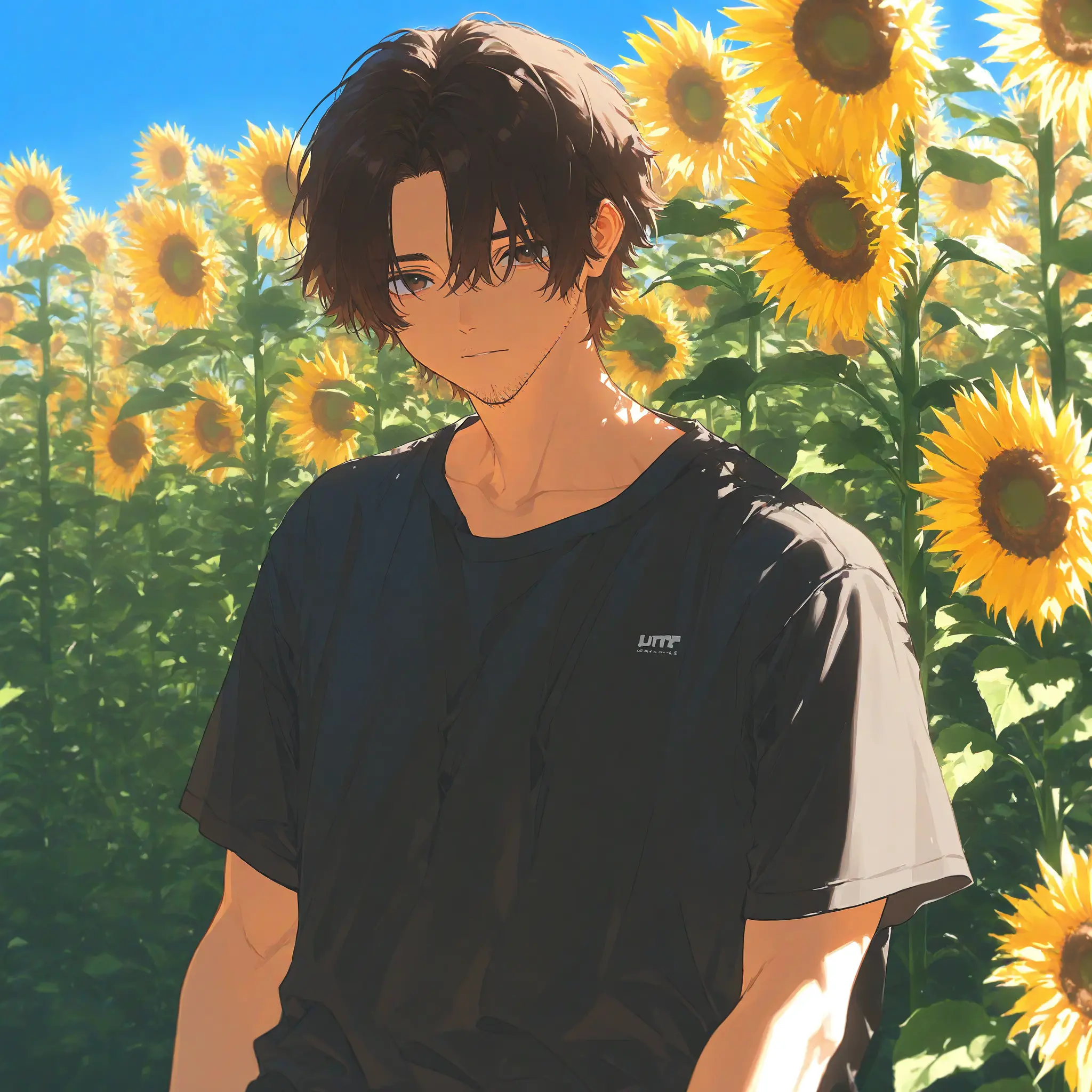 tonpuku의 向日葵に額縁