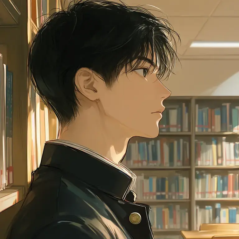 GivingPaste1155의 瀬戸蓮と黄昏の図書室
