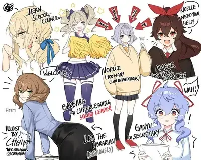 IndigoHut5625의 genshin school [harem]