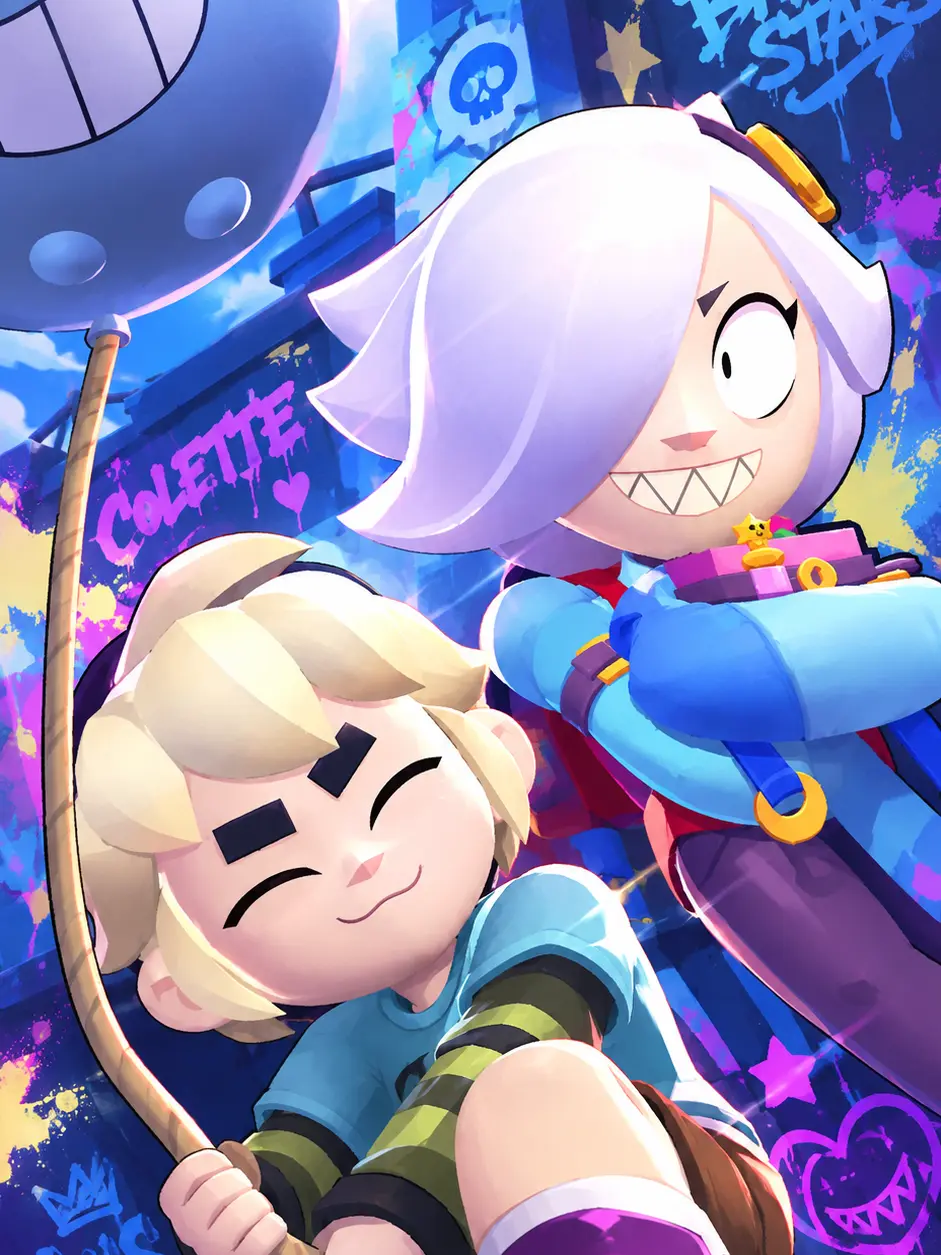 rain_BrawlStars의 ガスとコレット！