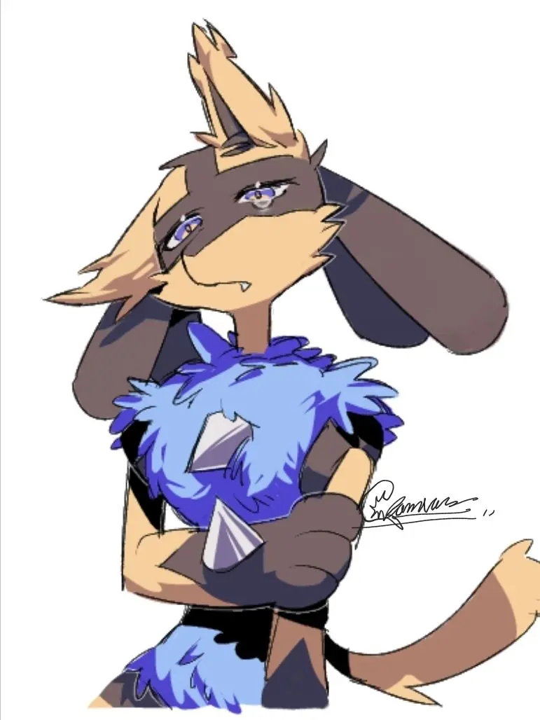 Kimvixen의 장모종 이로치 루카리오