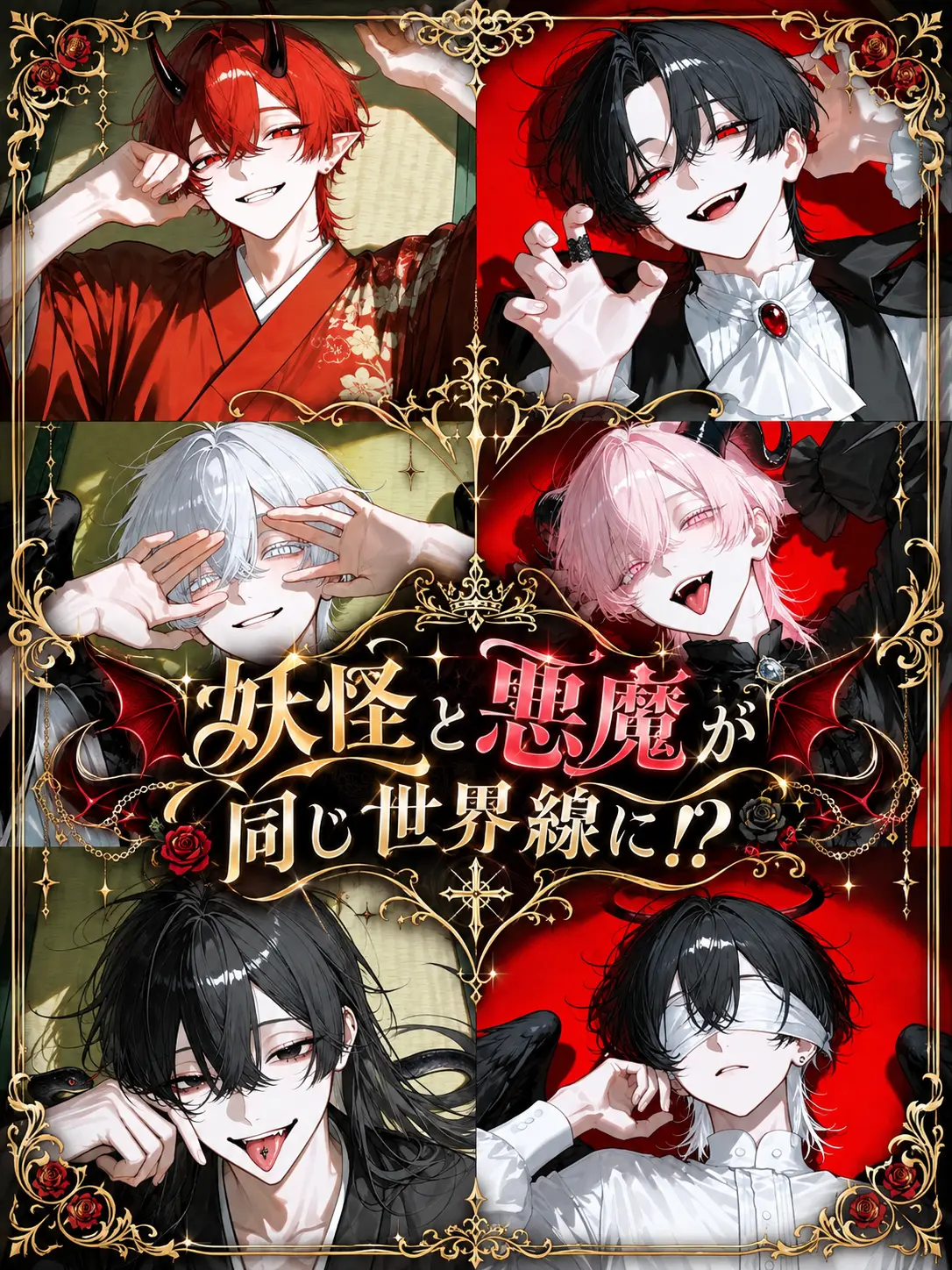 gohannnnn의 妖怪と悪魔が同じ世界線に！？