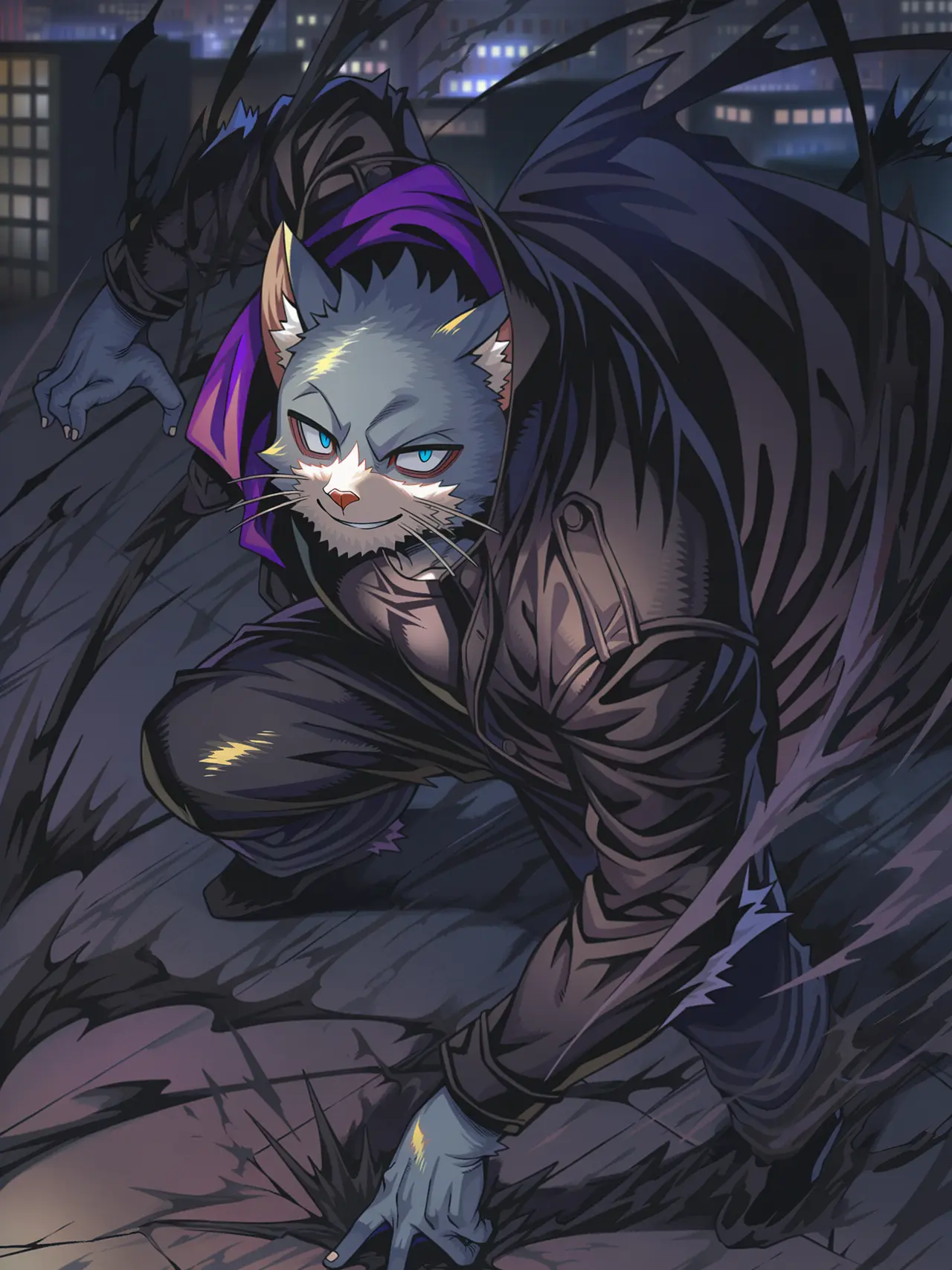 umeumemaru의 影を操るヴィラン。