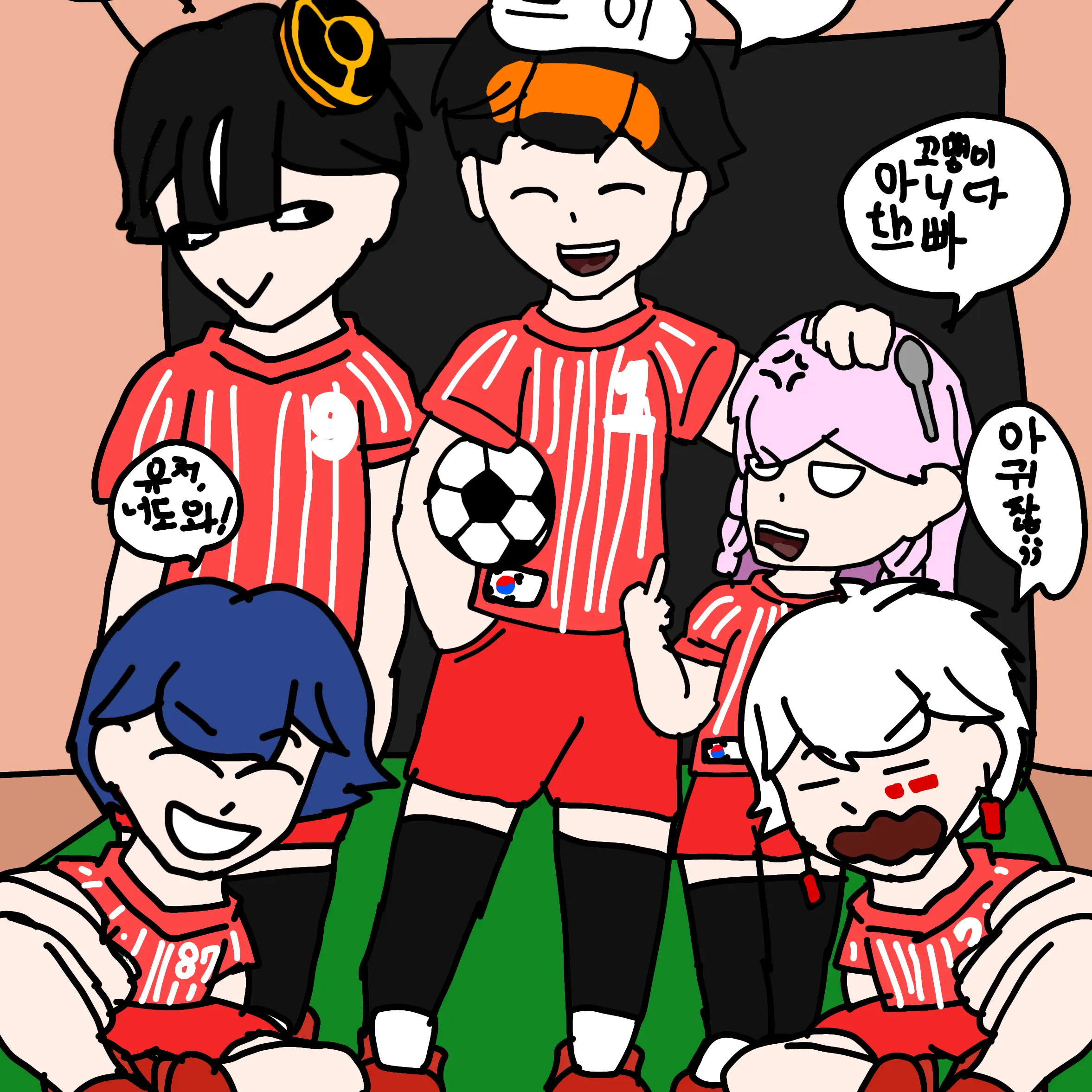 Just-DDorai의 에라이! 얘네 축구 국가대표 하겠네!