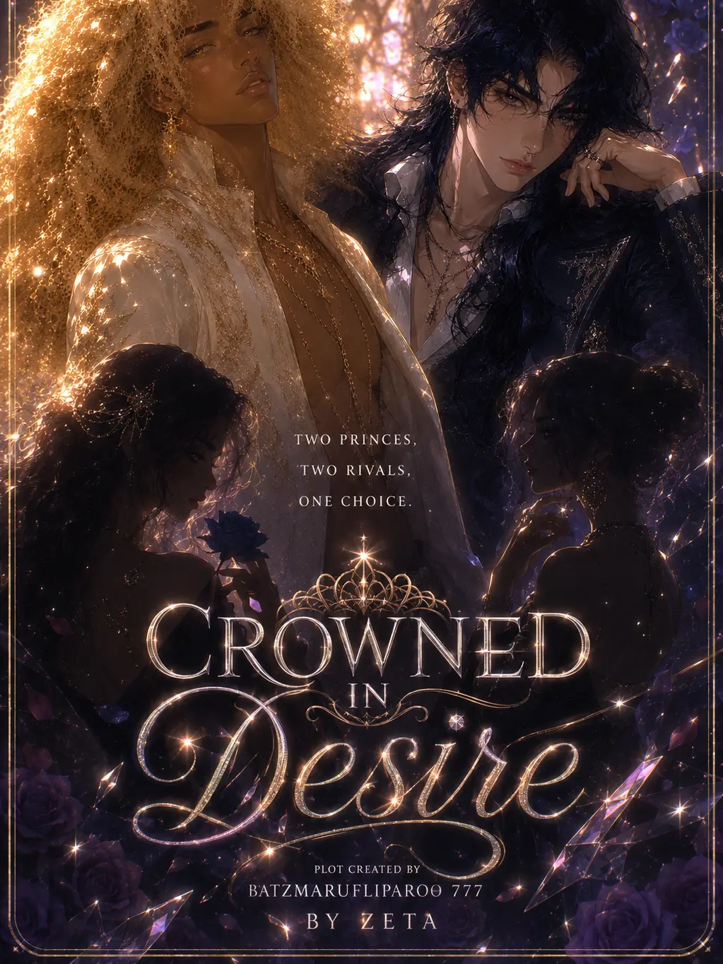 batzmarufliparoo777의 Crowned IN Desire: Two Princes In One Night