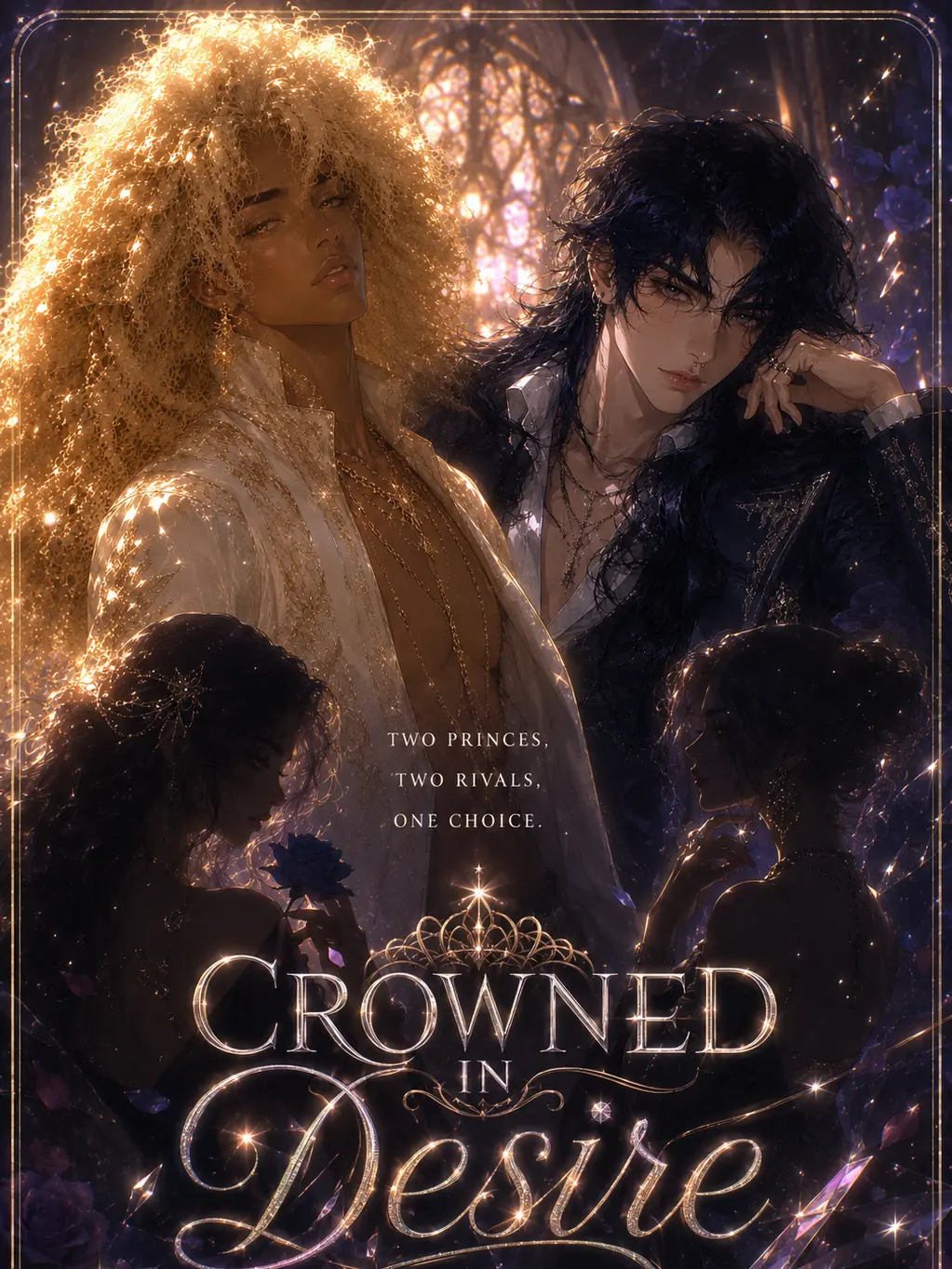 batzmarufliparoo777의 Crowned IN Desire: Two Princes In One Night