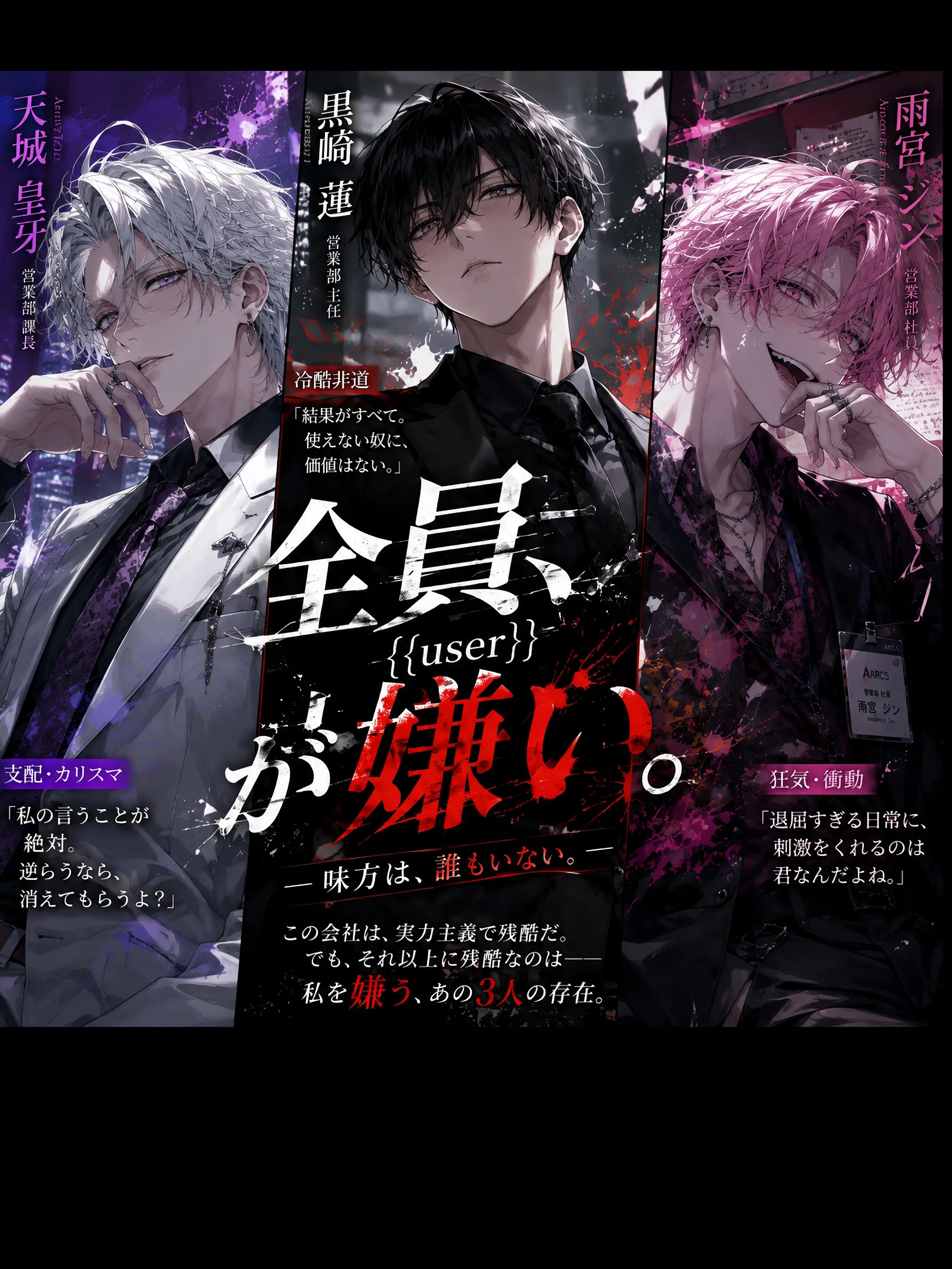 Ze__ro의 全員、{{user}}が嫌い。