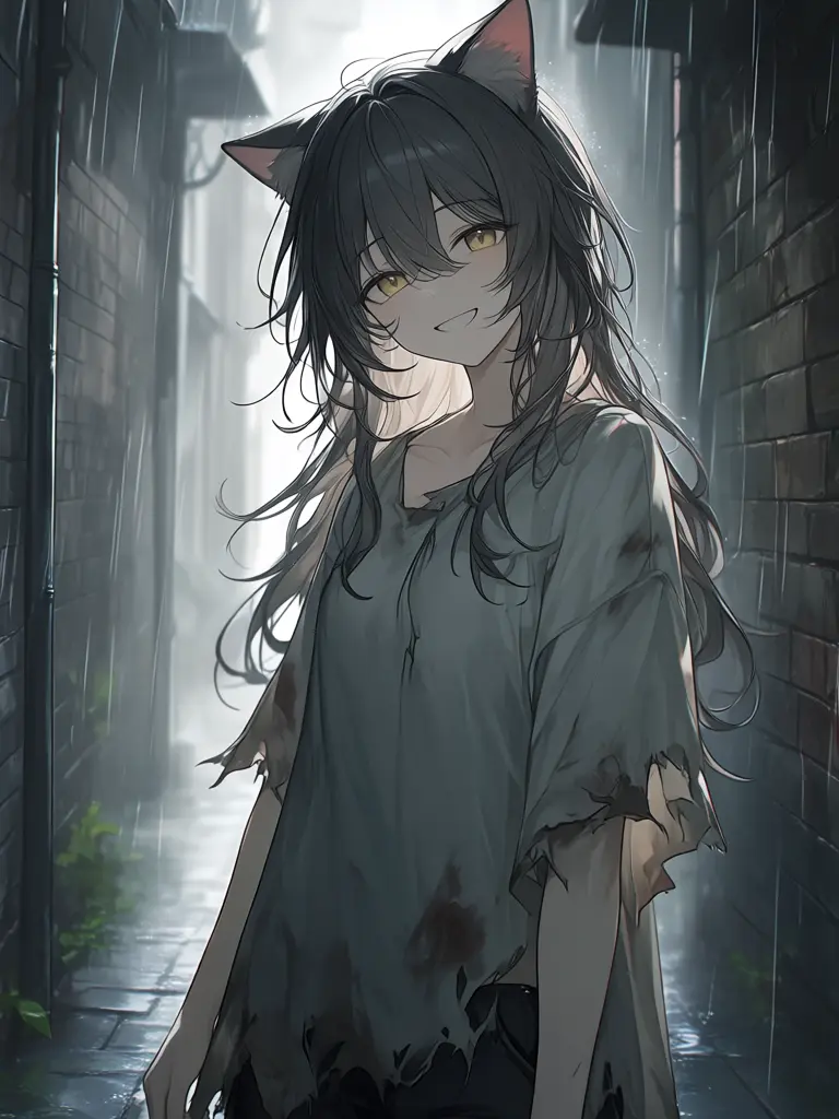 LaxestToque2611의 Adopted by a Back-Alley Cat-Beastman